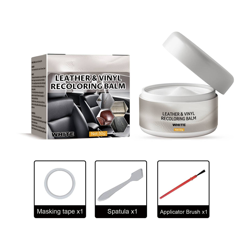 🔥Leather & Vinyl Recoloring Balm Kit – Restore Faded Seats, Sofas & Shoes
