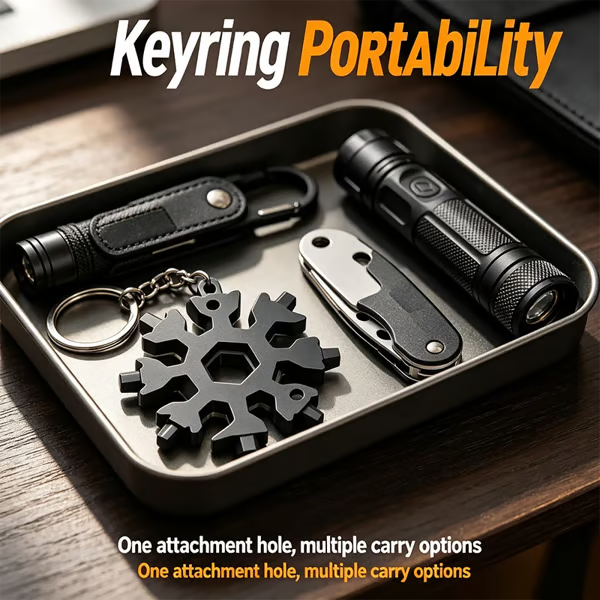 🎁Last Day 49% OFF -❄️18-in-1 Snowflake-shaped Multi-Function Screwdriver and Wrench