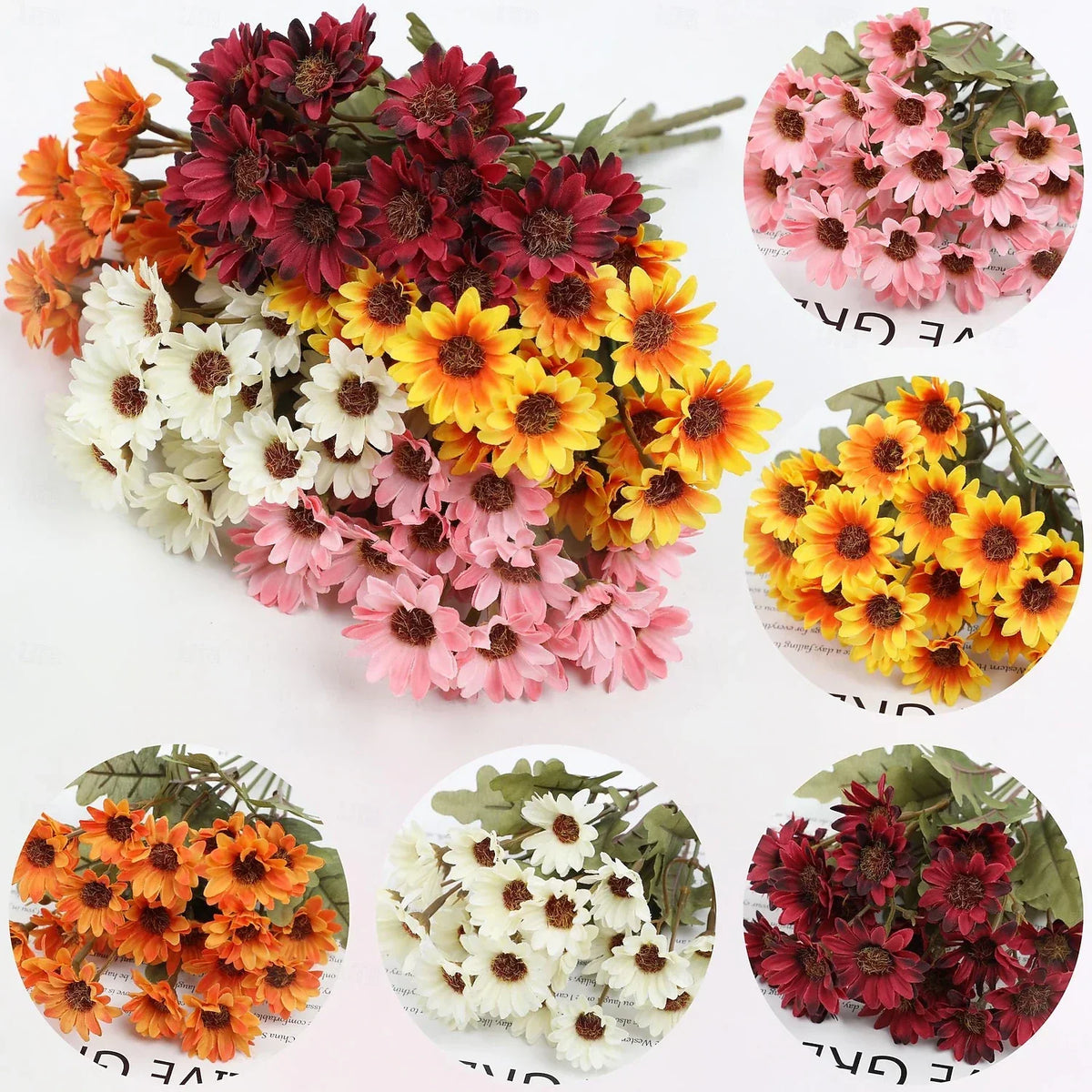 🔥 Limited Stock 49% OFF 🔥 - Artificial Outdoor Mums Flowers - UV resistant, Waterproof, Windproof🌼
