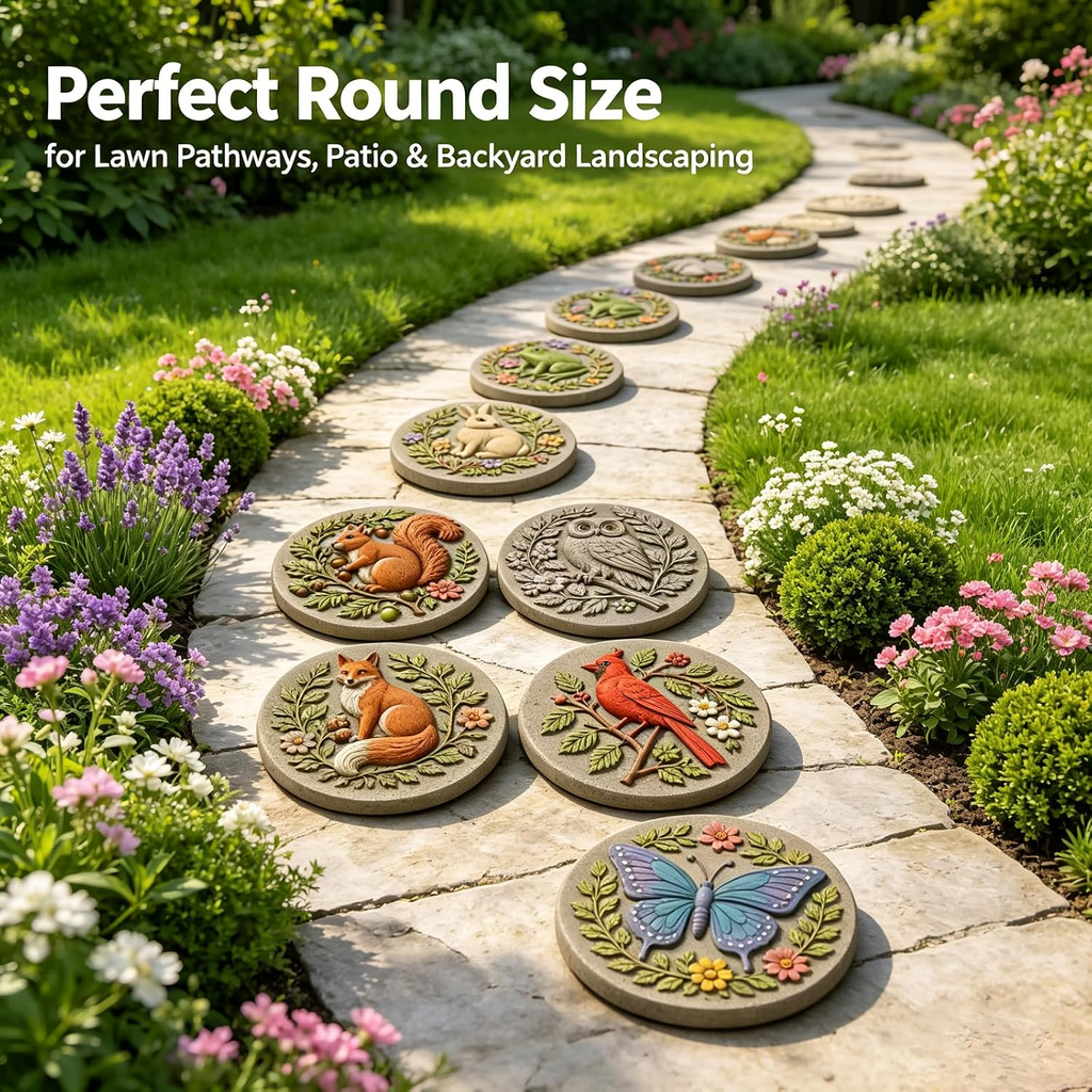 Garden Art Stepping Stone Mold💥