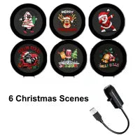 Plug & Play Christmas Projector – 6 or 10 Festive Scenes Fill Your Room With Christmas Magic 🎄✨
