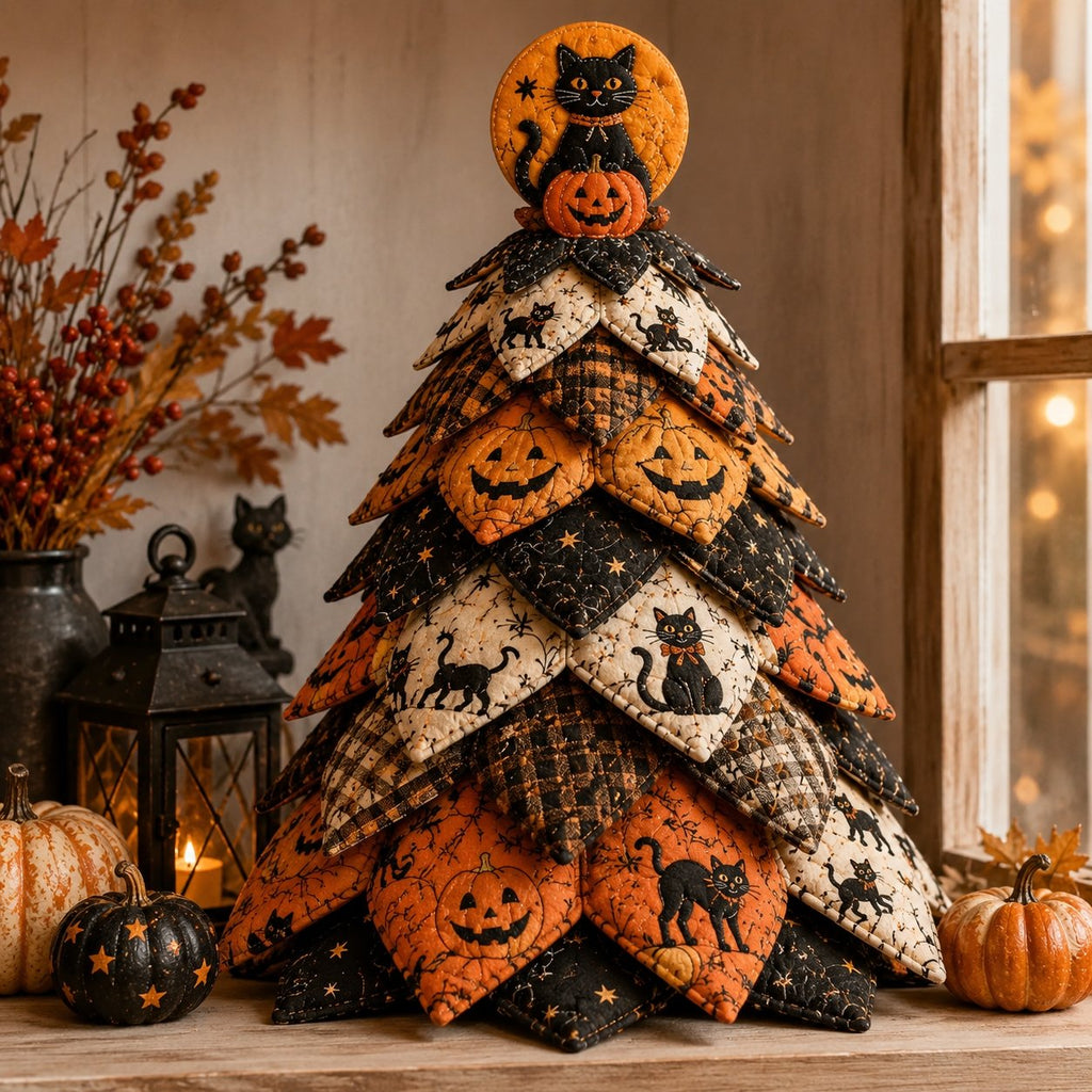 DIY Halloween Quilted Fabric Tree Kit(📦Buy 2 Free Shipping)