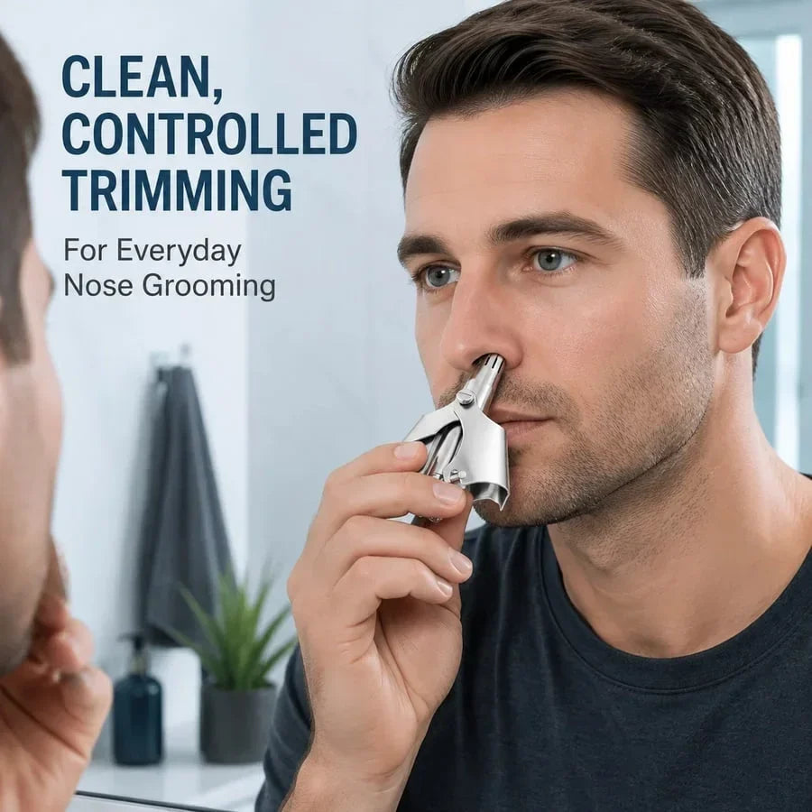 ✂️NEW Manual Nose Hair Trimmer – Precision Grooming. No Battery Needed.