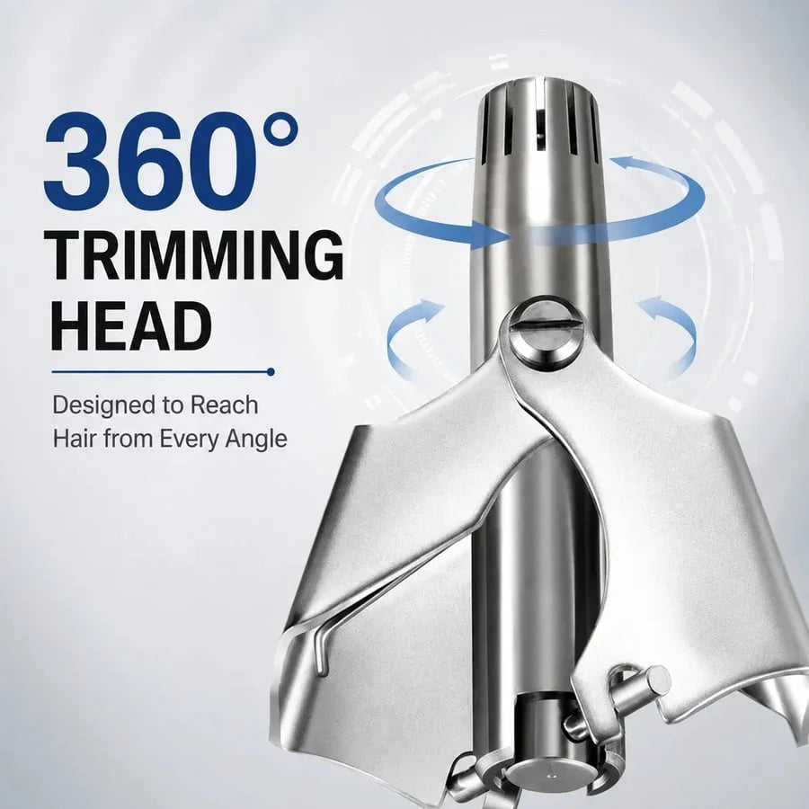✂️NEW Manual Nose Hair Trimmer – Precision Grooming. No Battery Needed.