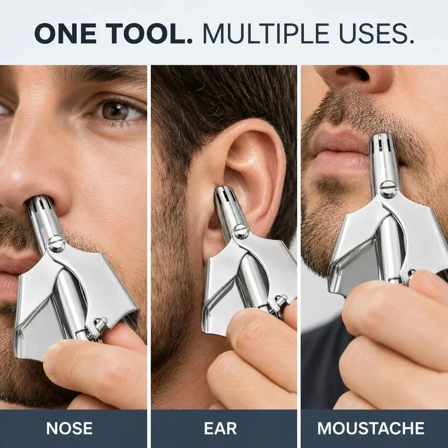 ✂️NEW Manual Nose Hair Trimmer – Precision Grooming. No Battery Needed.