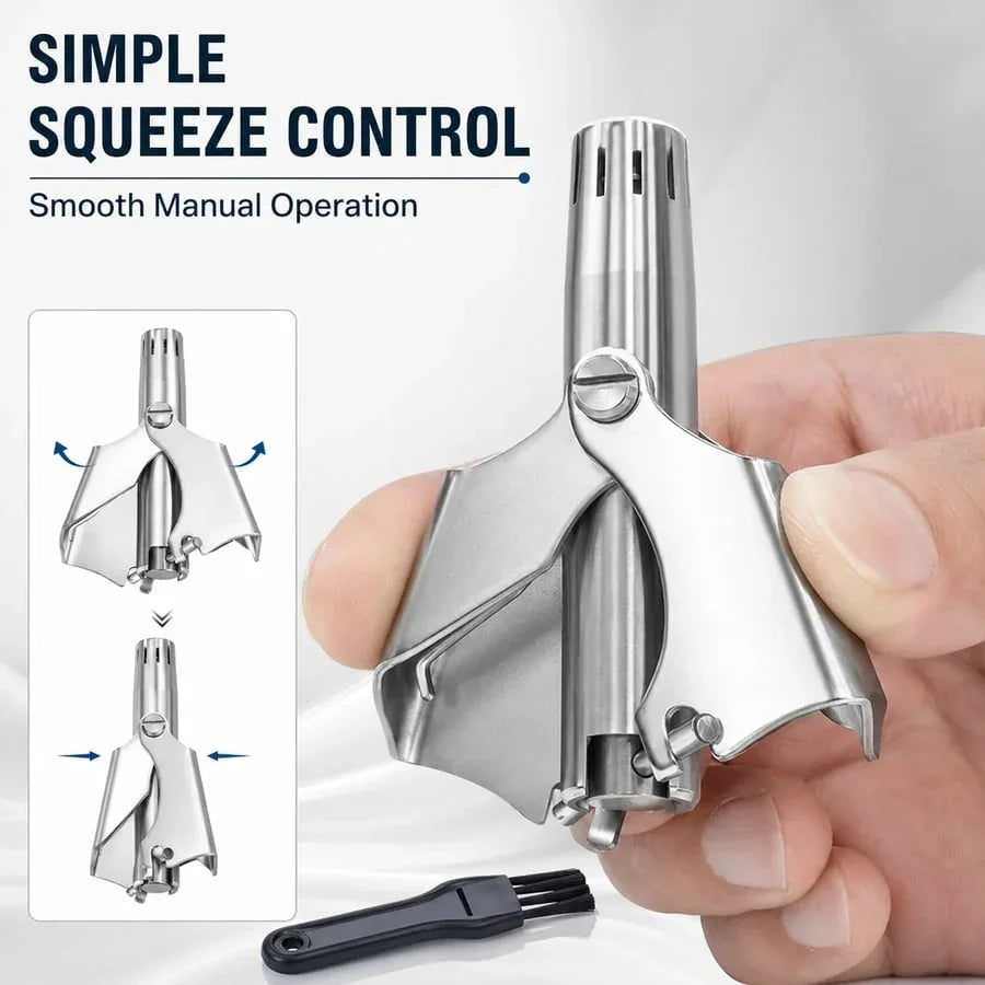 ✂️NEW Manual Nose Hair Trimmer – Precision Grooming. No Battery Needed.