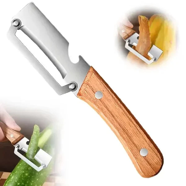 ✨🏆Hot Sale 🔥 Avelynis™ 3-in-1 Zero-Snag Vegetable Peeler – Tough Skins Off Fast, Less Food Wasted