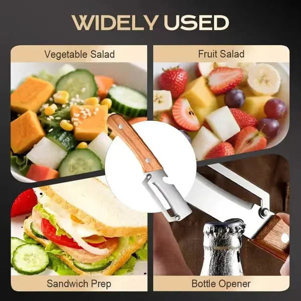 ✨🏆Hot Sale 🔥 Avelynis™ 3-in-1 Zero-Snag Vegetable Peeler – Tough Skins Off Fast, Less Food Wasted