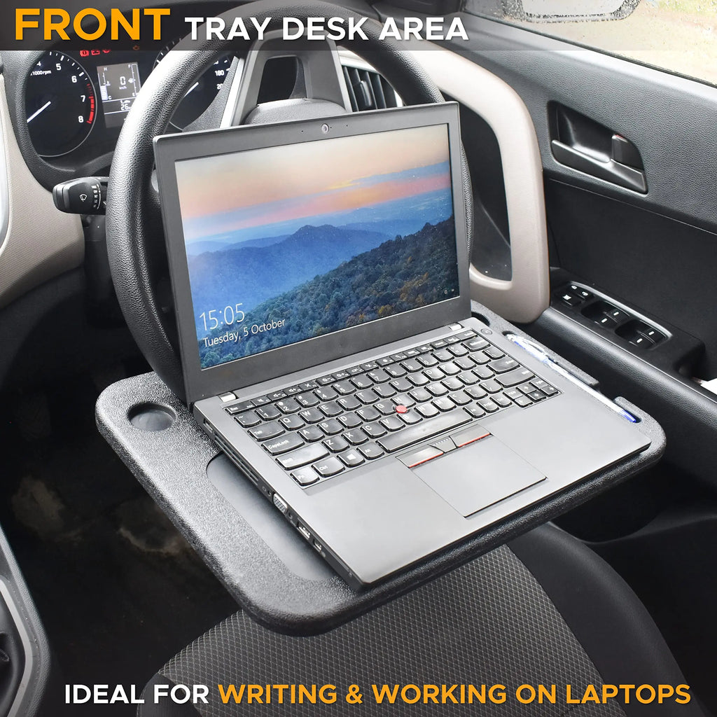 🔥48% OFF 2-in-1 Steering Wheel Desk 🚗 Turn Parked Time Into Useful Time