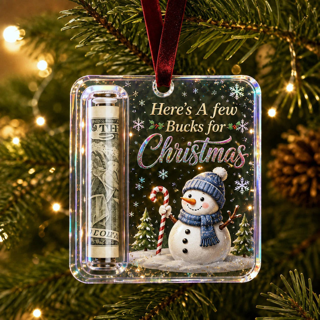 Christmas Cash Gift Ornament- Make Cash Feel Like A Real Christmas Gift💵