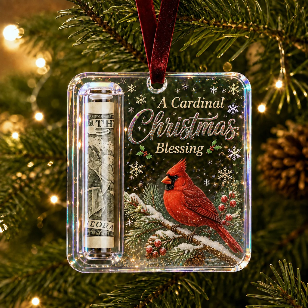 Christmas Cash Gift Ornament- Make Cash Feel Like A Real Christmas Gift💵