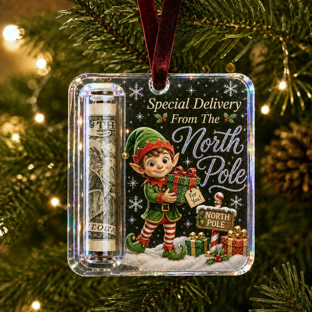 Christmas Cash Gift Ornament- Make Cash Feel Like A Real Christmas Gift💵