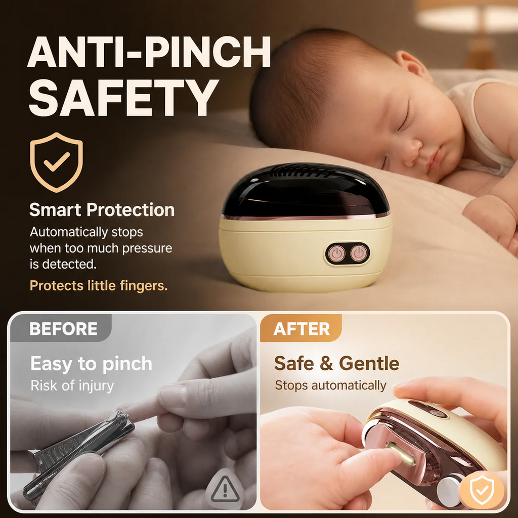 2-in-1 Smart Electric Nail Clipper & Polisher 🌟