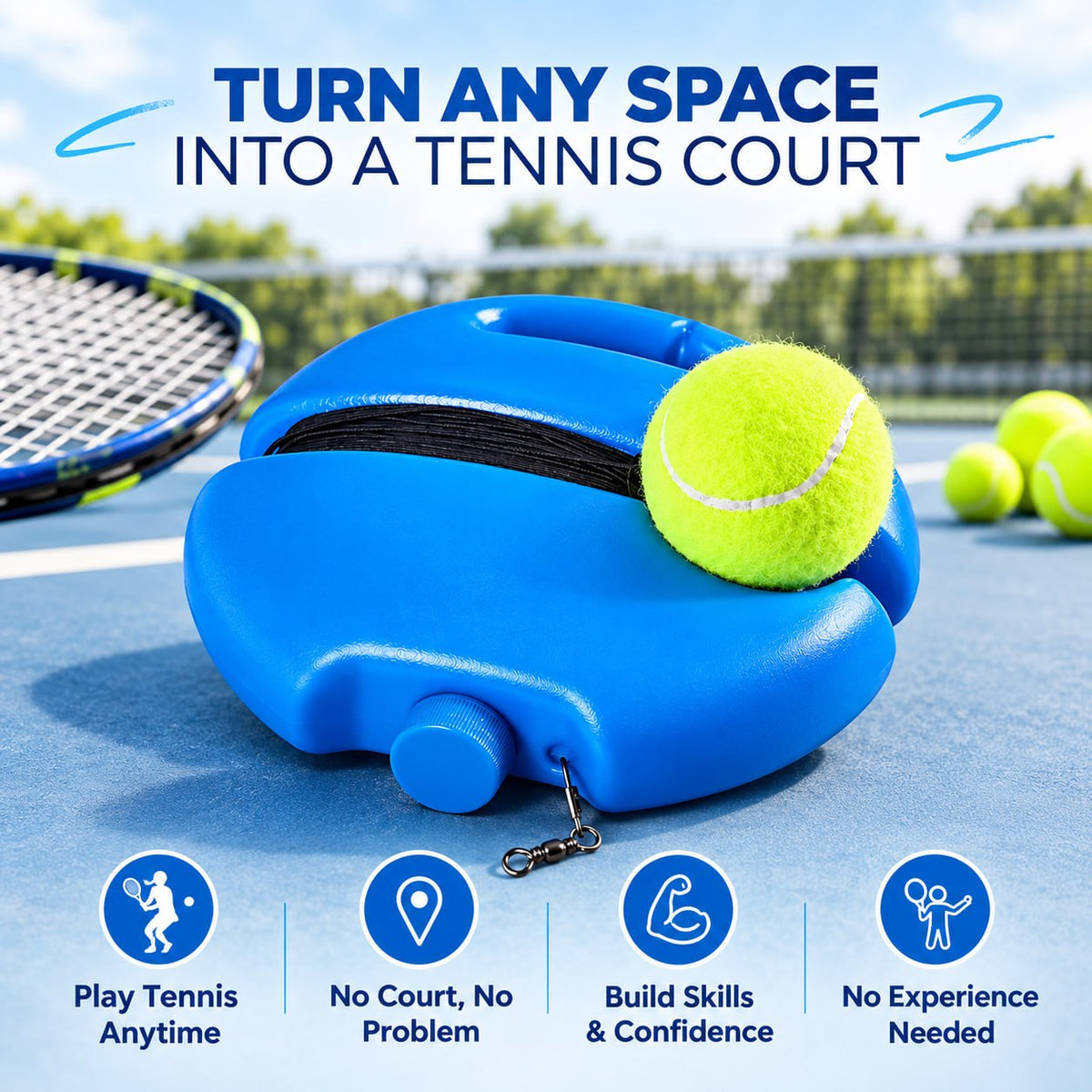 Wukelr Tennis Trainer for Solo Practice