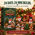 ⏰ Last day to save 49% – 🎄 24-Day Mini Christmas Ornament Advent Calendar | 24 unique festive buildable designs with hanging loops—perfect for decorating Christmas trees, wreaths, and holiday displays 🧱
