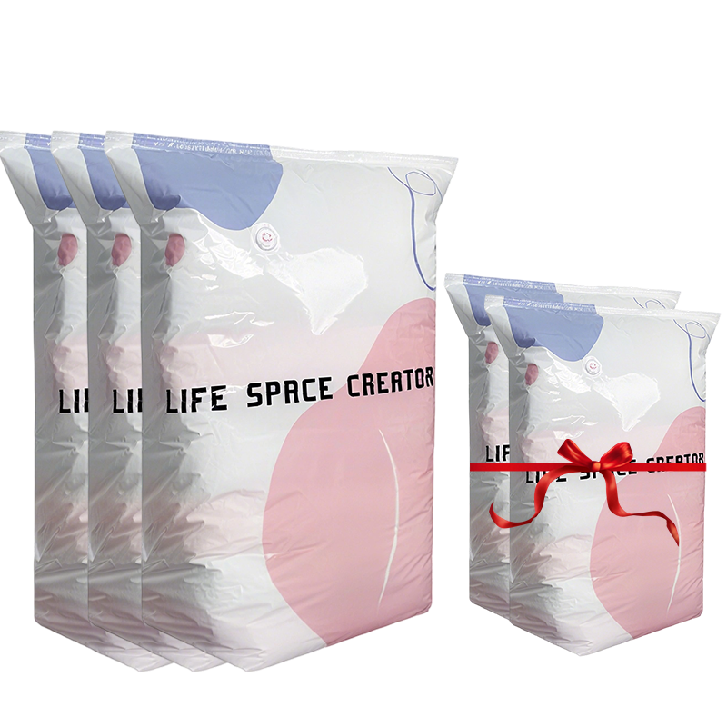 🧳💨 No‑Pump Vacuum Storage Bags