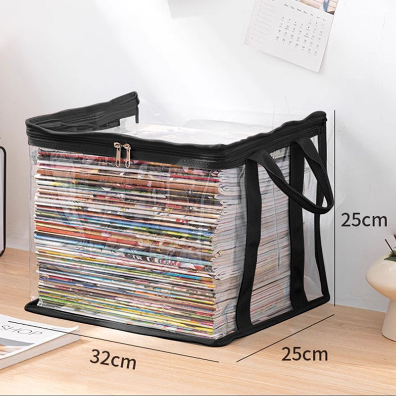 Portable Large Heavy-Duty Thick Plastic Clear Storage Box with Hinged Lid | Home, Travel & Camping