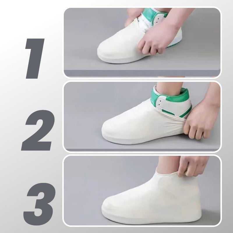 Waterproof Rain Shoe Cover – Non-slip sole & easy on/off – Reusable, perfect for wet weather or muddy walks – fits most shoes, keeps feet dry 🌧️