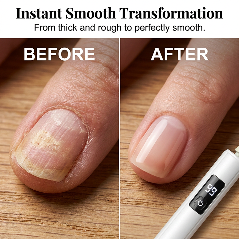 💅✨ 49% OFF! Professional Electric Nail Polisher – Smooths thick nails, 99-speed display. Multiple heads for shaping & buffing. Salon at home! 🌟💎