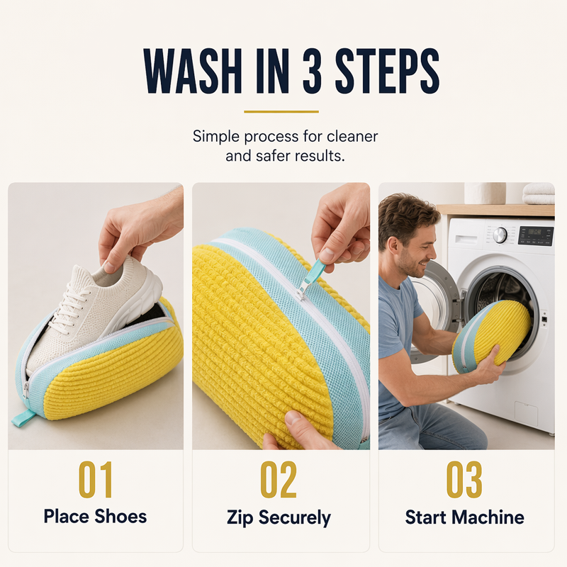 Shoe Washing Machine Bag-Bring Your Favourite Trainers Back to Life